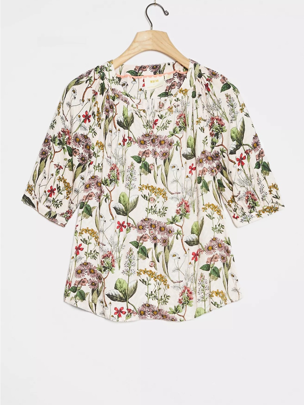 Maeve by Anthropologie Rosie Buttondown Top
